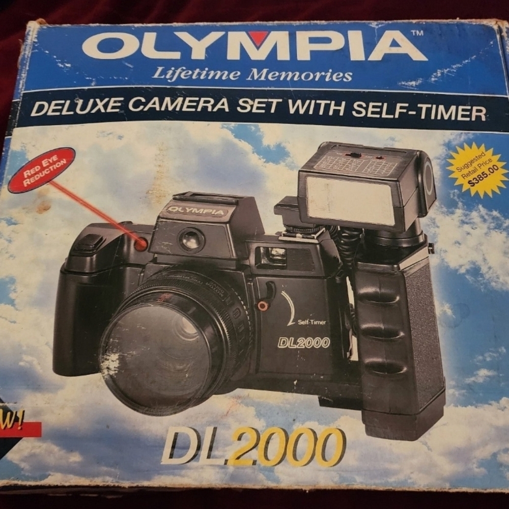olympia lifetime memories  deluxe camera set with self-timer